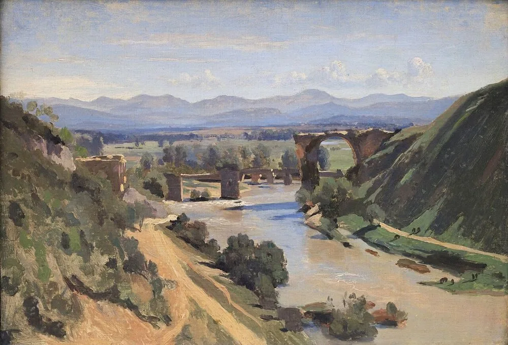 The Bridge at Narni, Jean-Baptiste Camille Corot