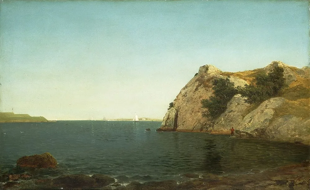 Beacon Rock, Newport Harbor, John Frederick Kensett