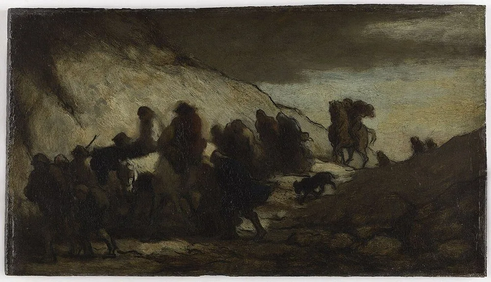 The Emigrants, Honoré Daumier