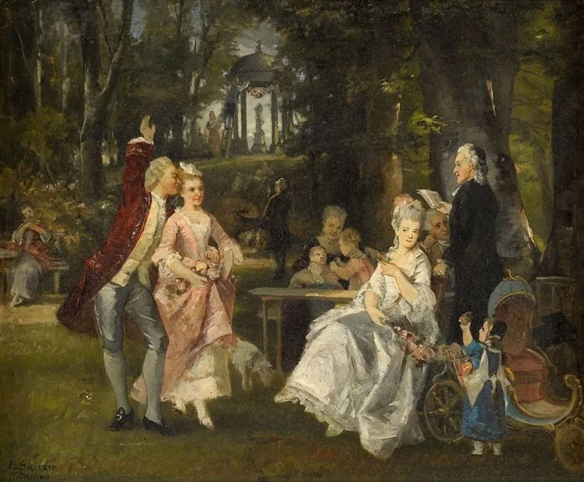 Das Fest im Schlosspark, Jakob Emanuel Gaisser