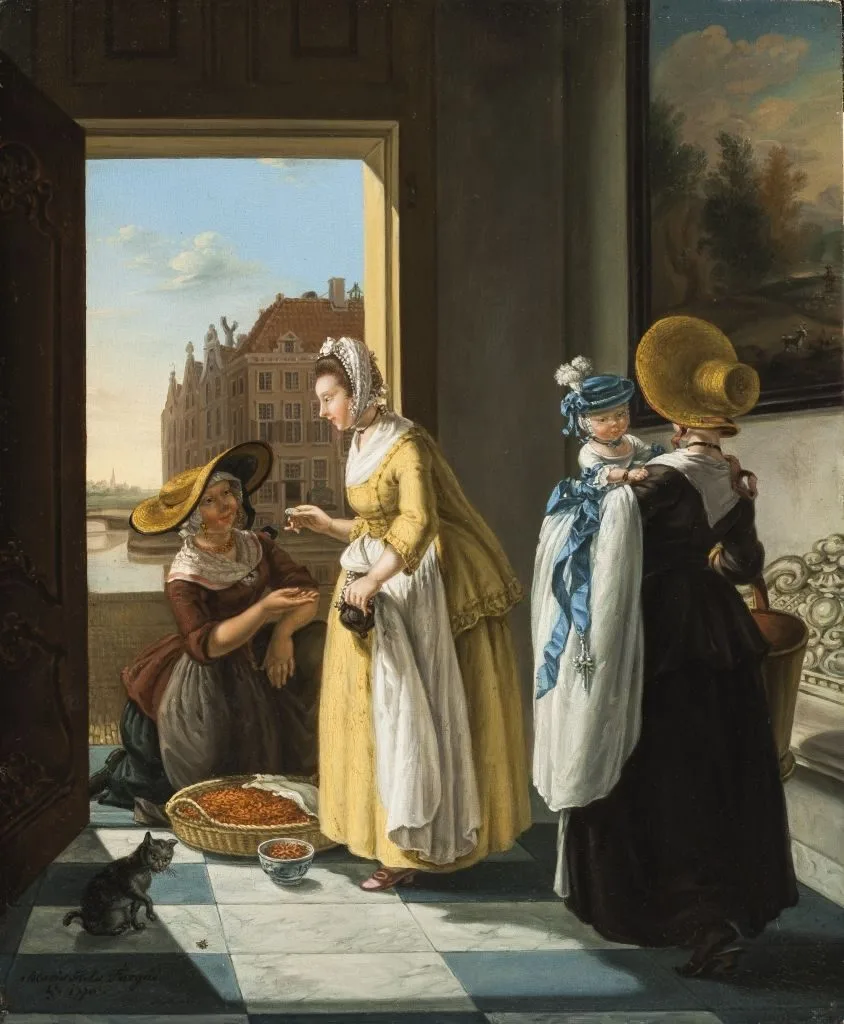 The shrimp seller, Maria Margaretha la Fargue
