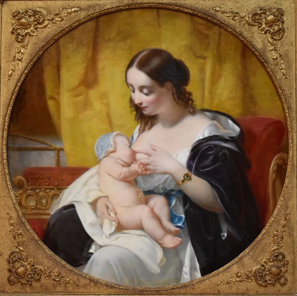 The wet nurse, Eugénie Latil