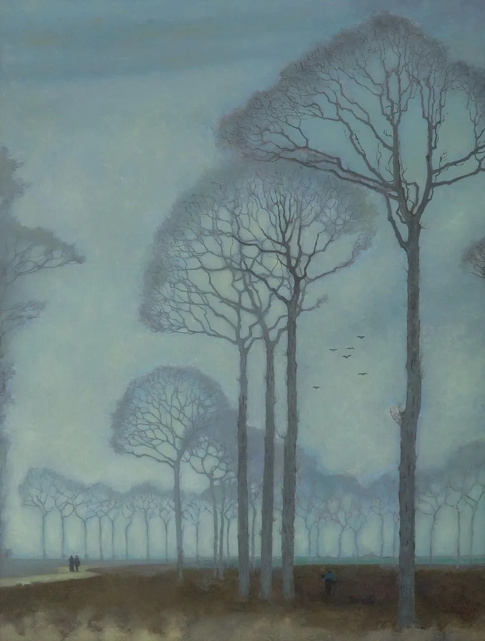Row of trees, Jan Mankes