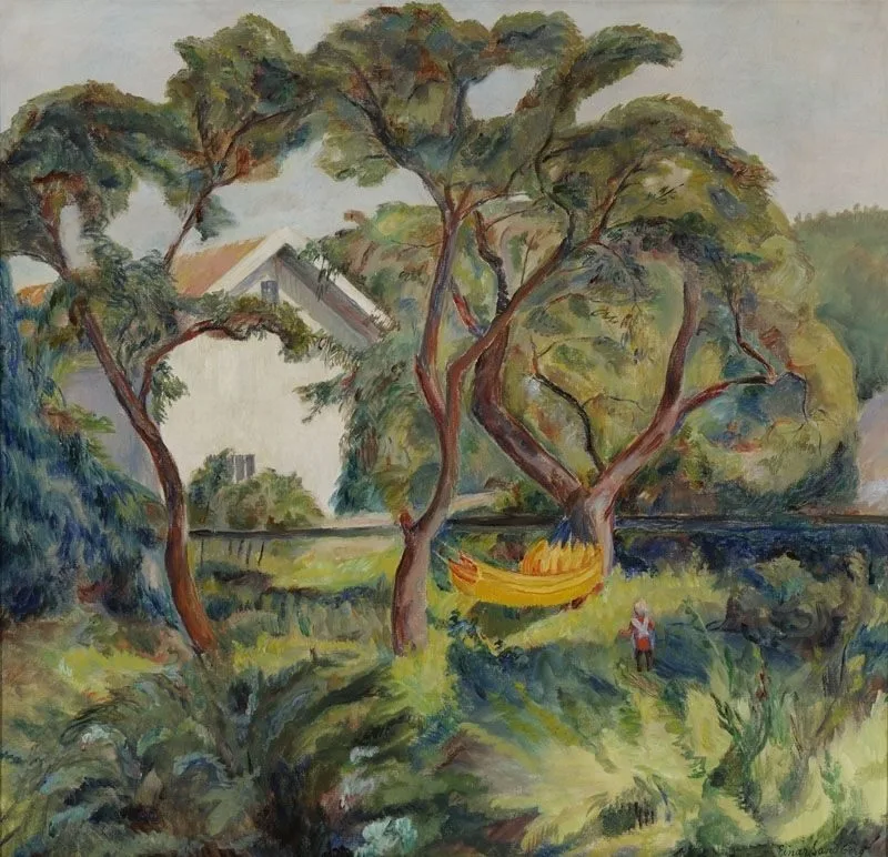 The yellow hammock, Einar Sandberg