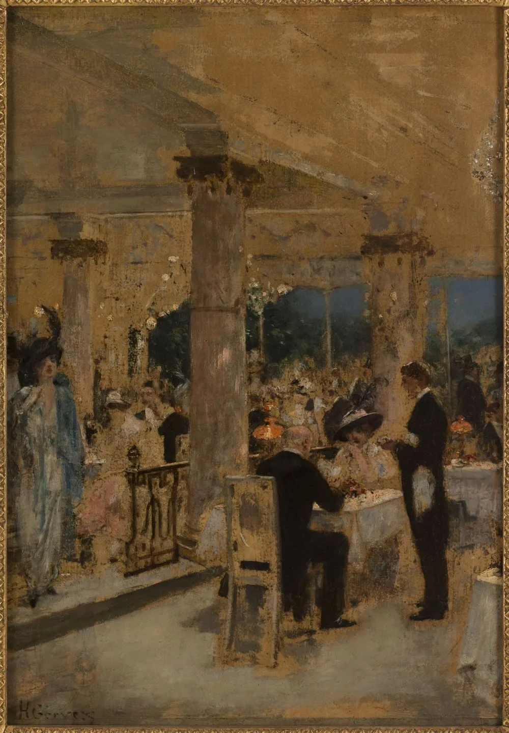 Armenonville, le soir du Grand-Prix (P2708), Henri Gervex