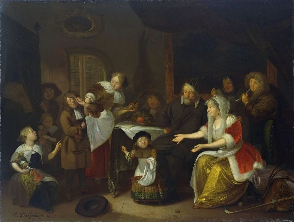 The Feast of St. Nicholas, Richard Brakenburgh