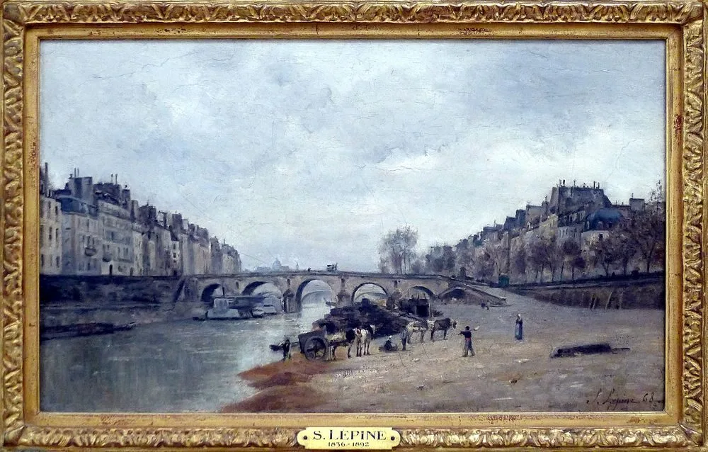 Quais des Célestins, avec le pont Marie
