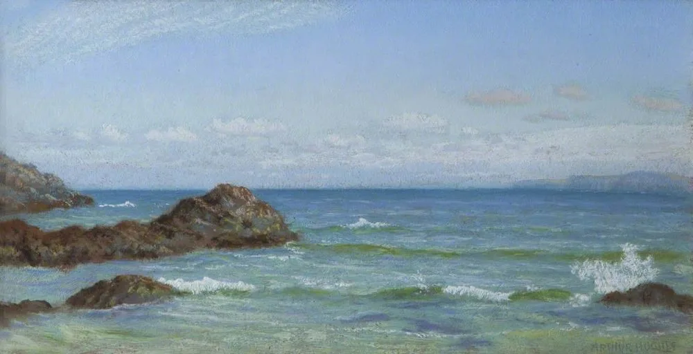 Cornish Scene, Arthur Hughes