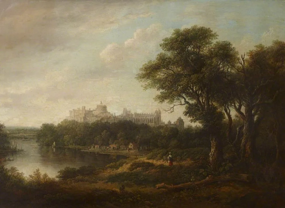 View of Windsor Castle from the River Thames, Patrick Nasmyth
