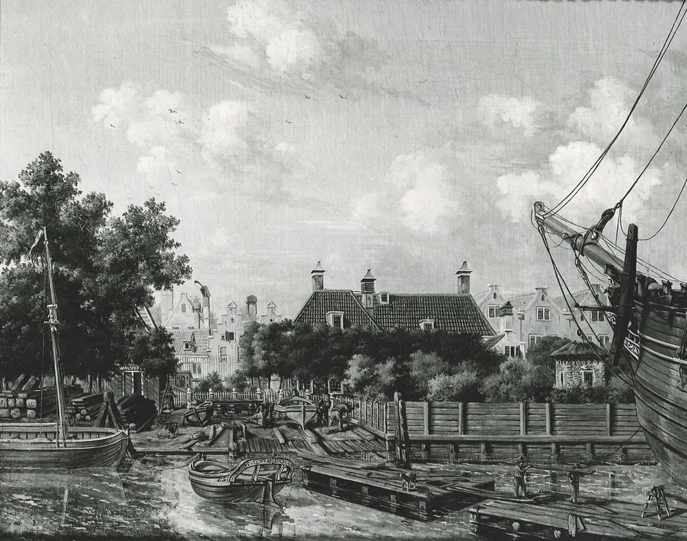 Schiffsschreinerwerft “De Walvis’ auf der Bickersinsel, Pieter Godfried Bertichen