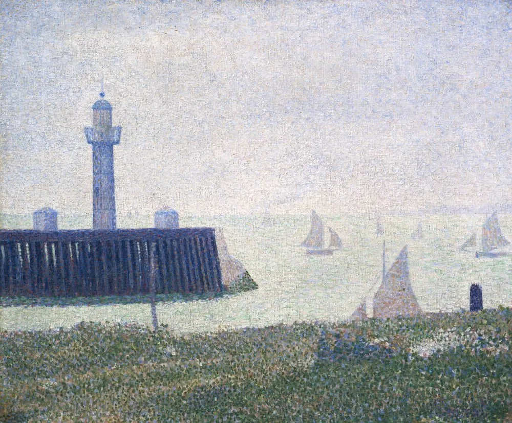 End of the pier, Honfleur, Georges Seurat