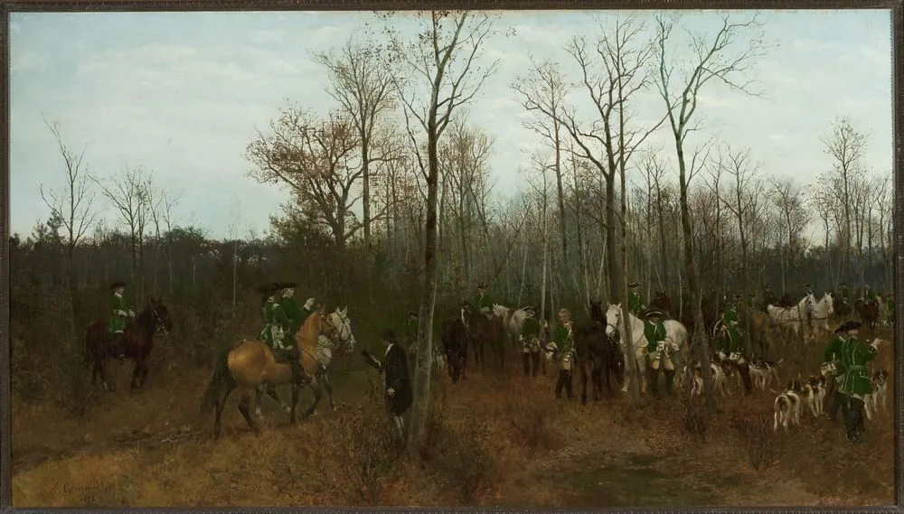 Return from the hunt, Maksymilian Gierymski