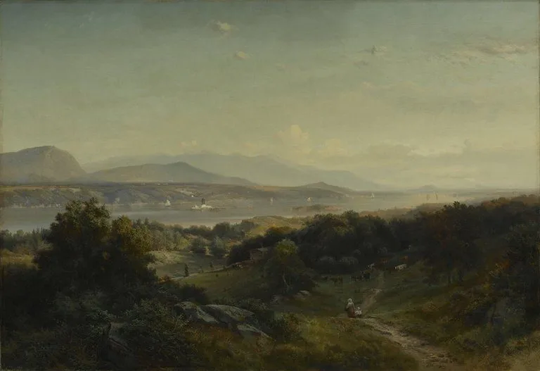 Landscape, Hyde Park, New York, Johann Hermann Carmiencke