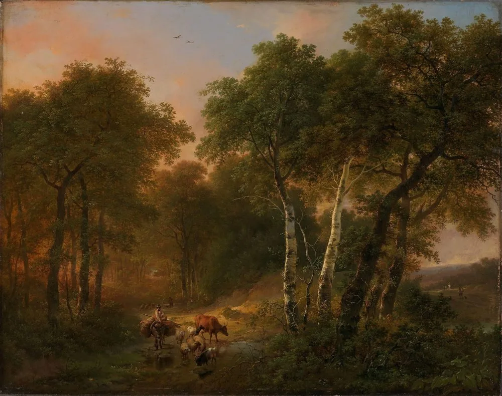Wood Landscape with Animals, Eugène Verboeckhoven