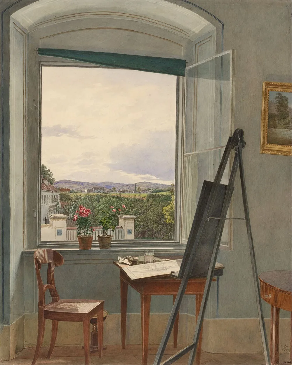 View from the Artist’s Studio in Alservorstadt toward Dornbach, Jakob Alt