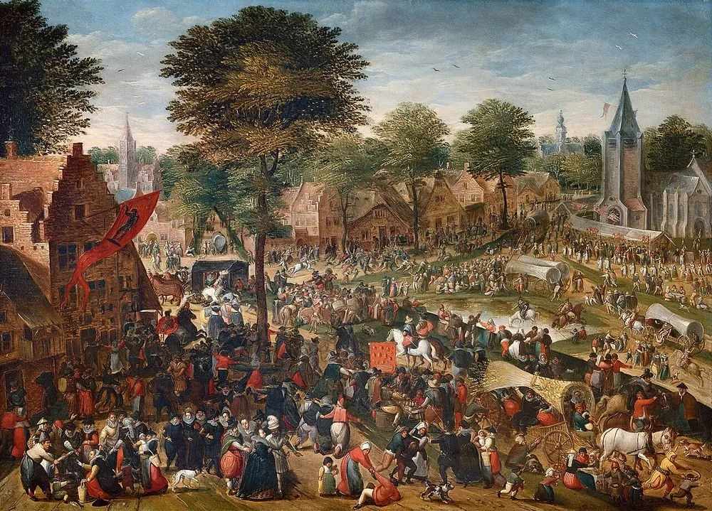 Flemish kermis, Hans Bol