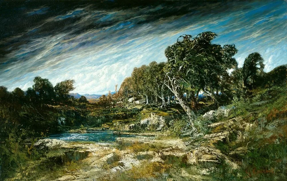 The Gust of Wind, Gustave Courbet