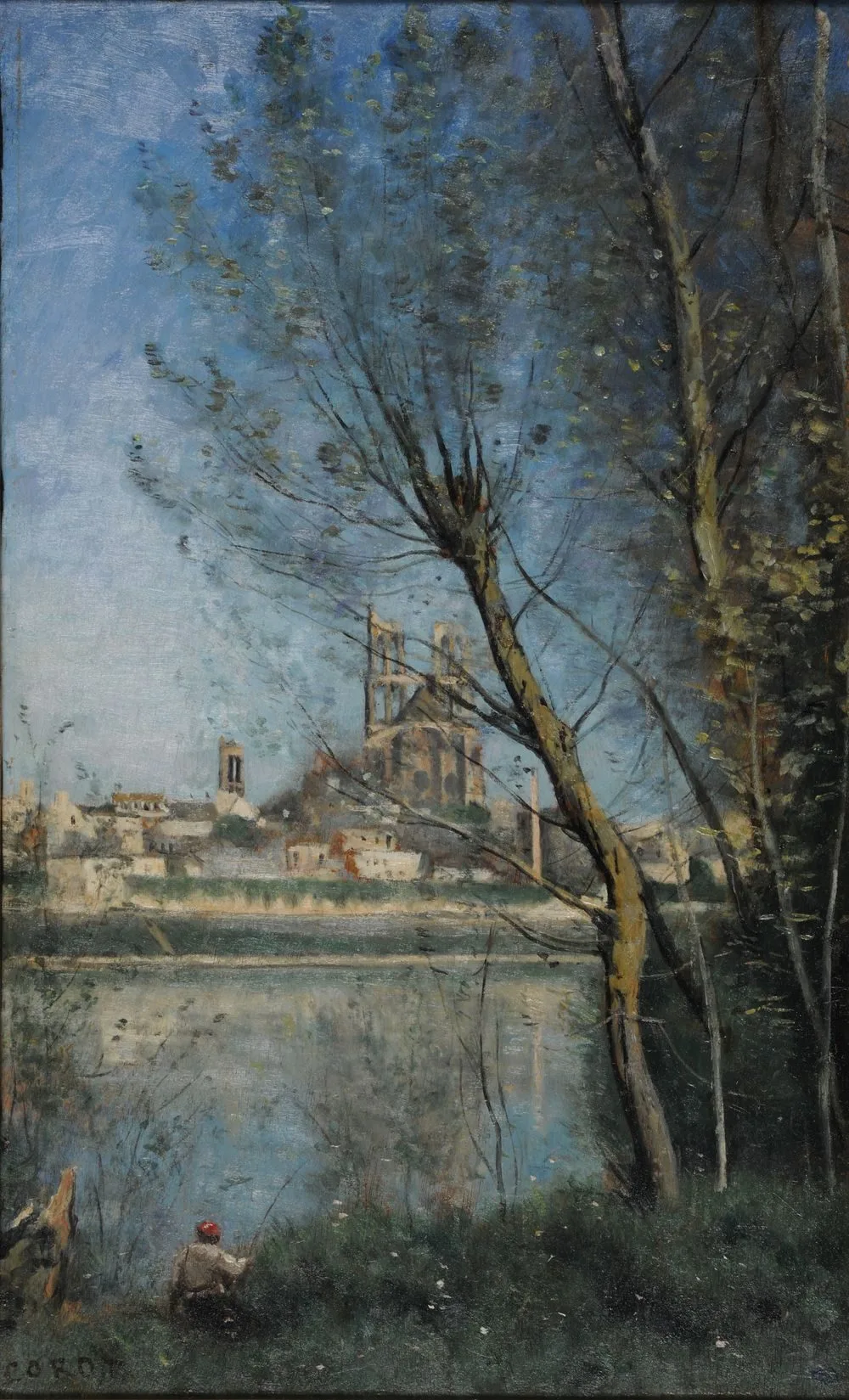 Mantes (morning), Jean-Baptiste Camille Corot