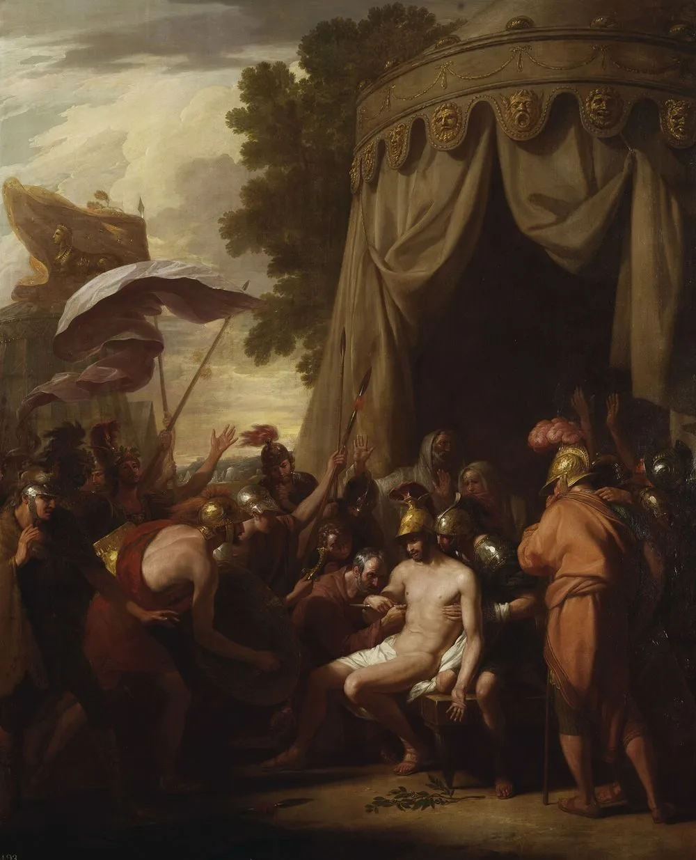 The Death of Epaminondas, Benjamin West