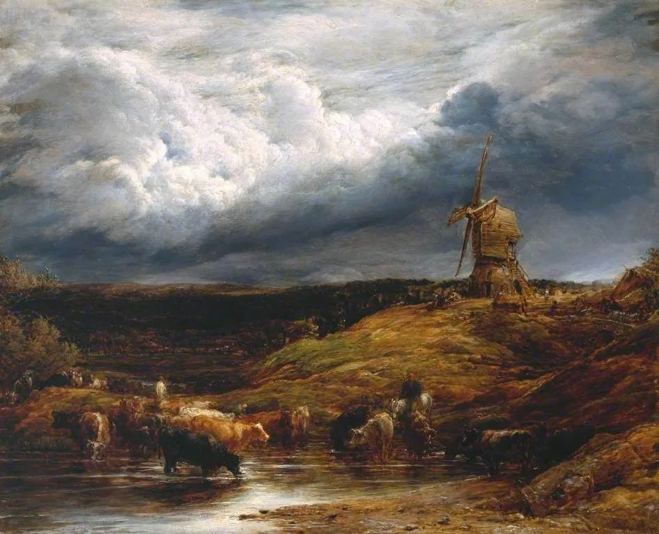 Landscape(‘The Windmill’), John Linnell