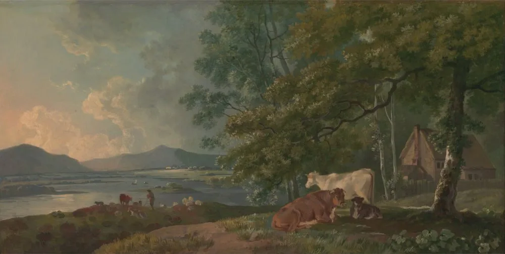 Morning: Landscape with Cattle, George Barret, Sr.