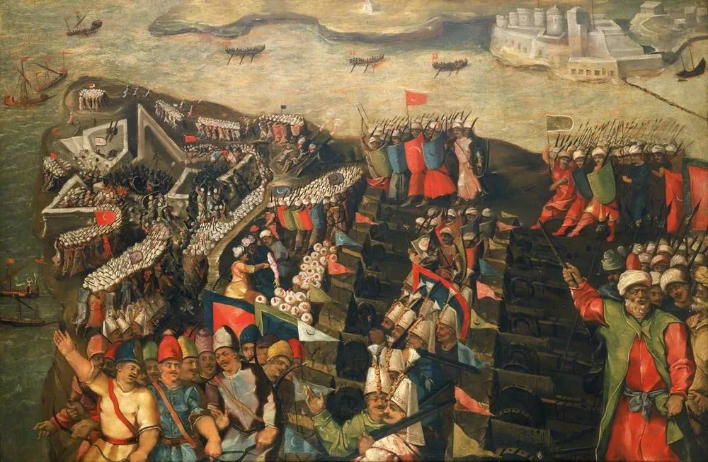 The Siege of Malta: Capture of St Elmo, 23 June 1565, Matteo Perez d’Aleccio