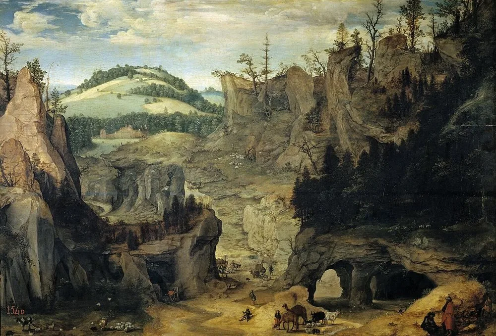 Landscape with Herdsmen, Cornelis van Dalem
