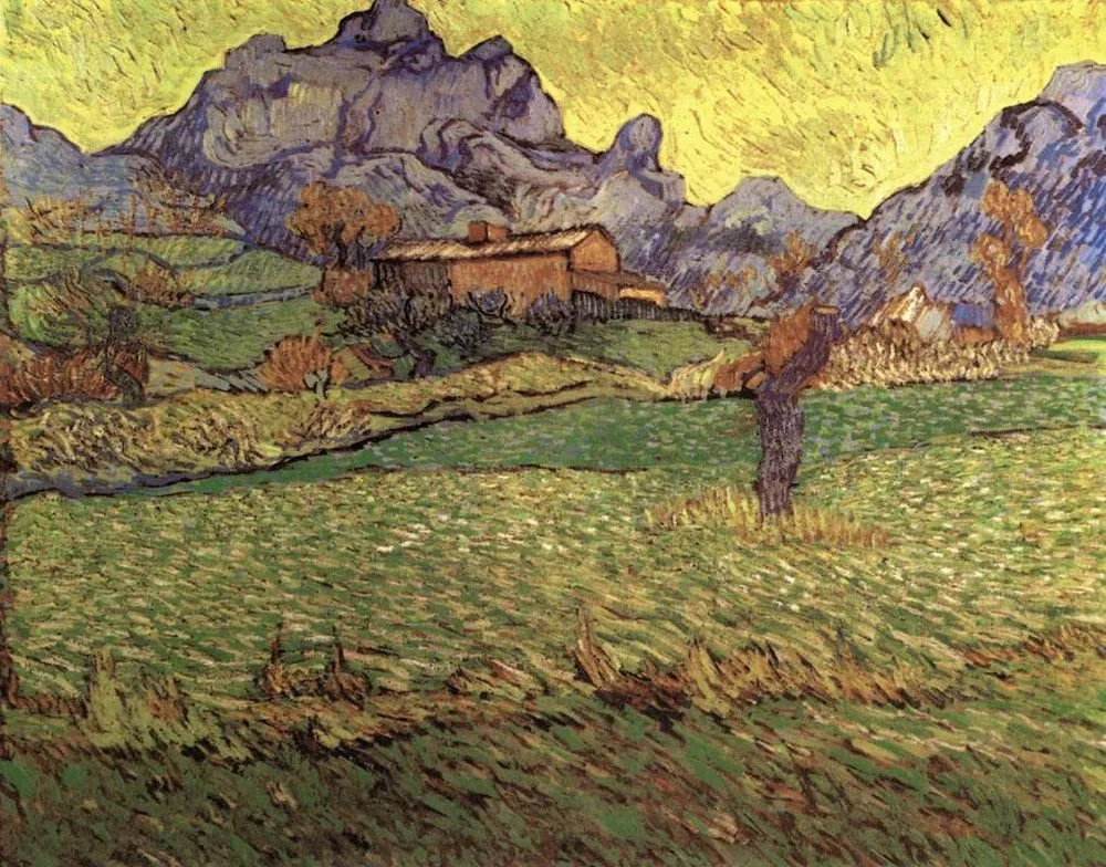A Meadow in the Mountains: Le Mas de Saint-Paul, Vincent van Gogh