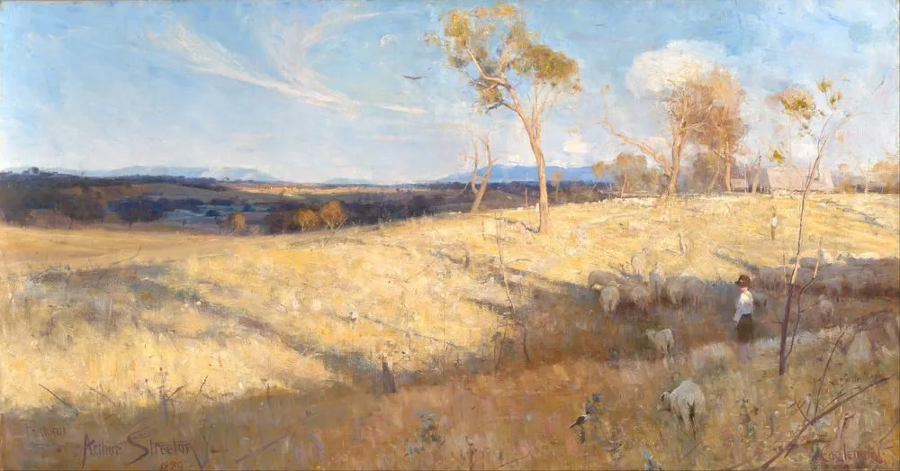 Golden Summer, Eaglemont, Arthur Streeton