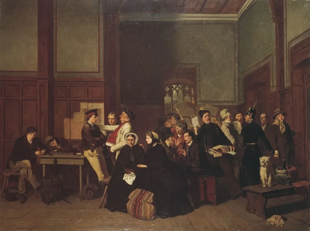 Third-Class Waiting-Room II, Carl d’Unker