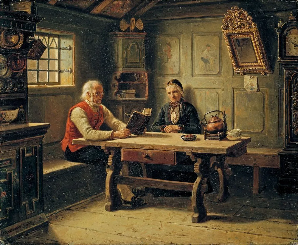 Old Age Solitude, Adolph Tidemand