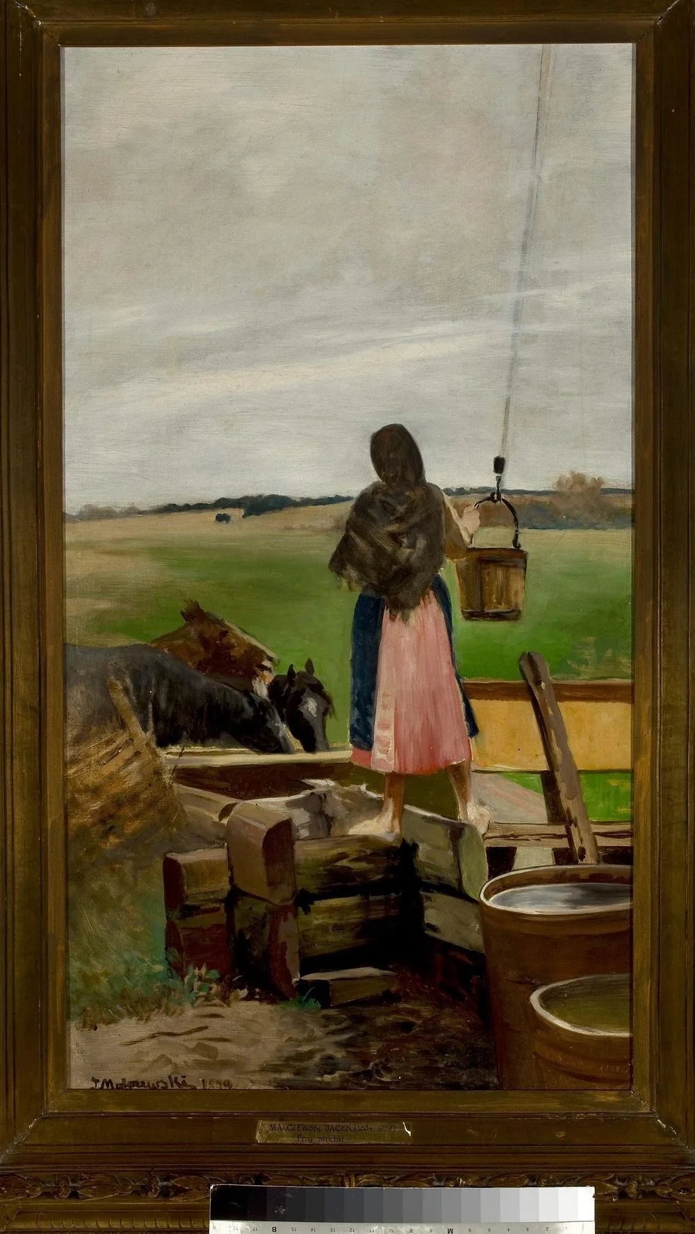 Girl at a water well, Jacek Malczewski