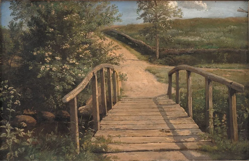Bridge over a Stream in Assens, Funen, Dankvart Dreyer