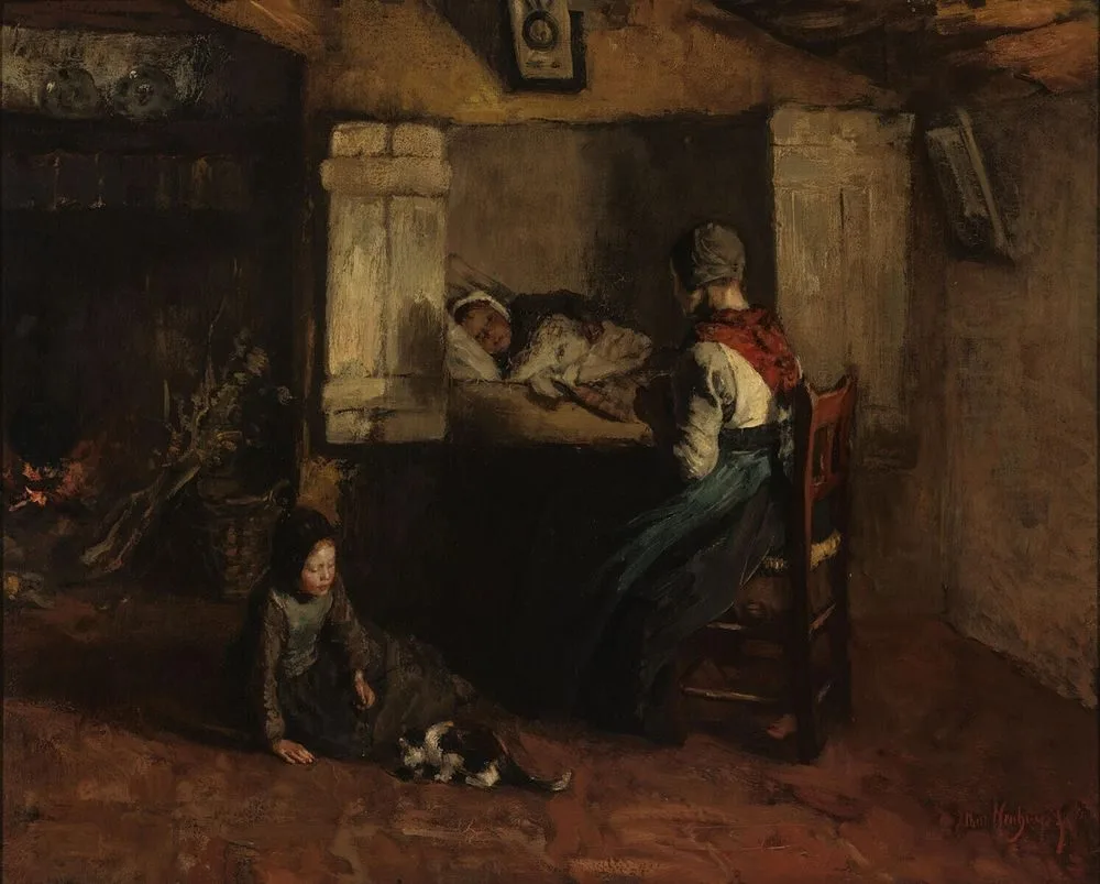 Het zieke kind, Albert Neuhuys