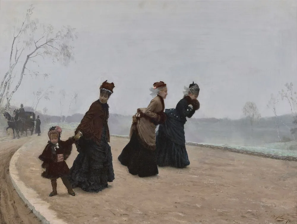 How Cold It Is!, Giuseppe De Nittis