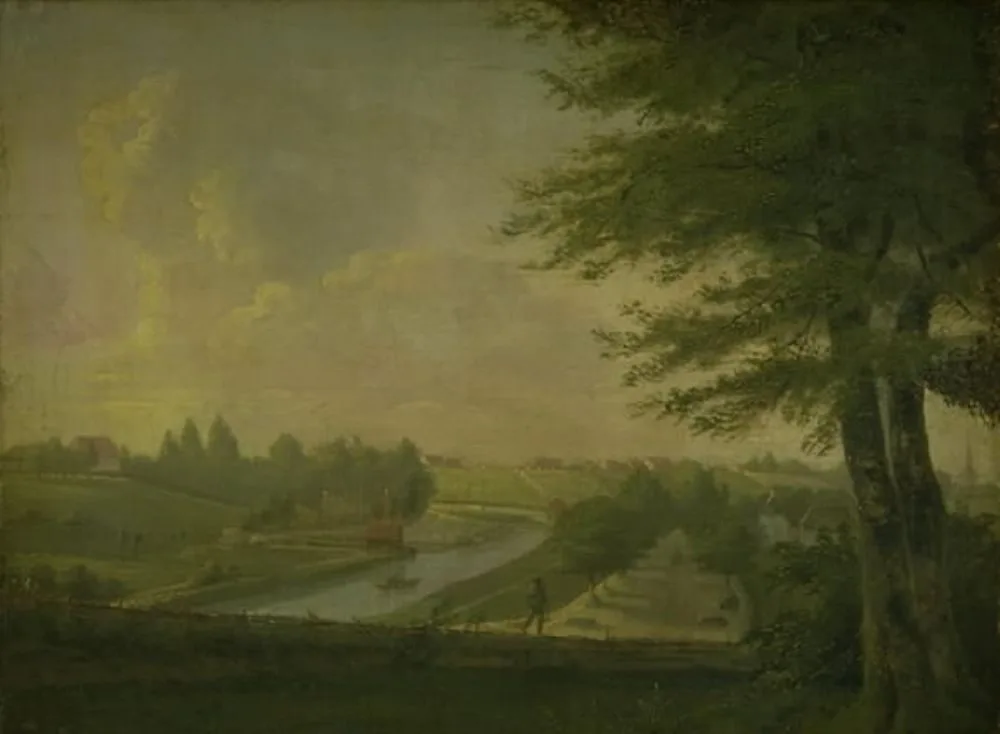 Parti ved Odense kanal, Wilhelm Bendz