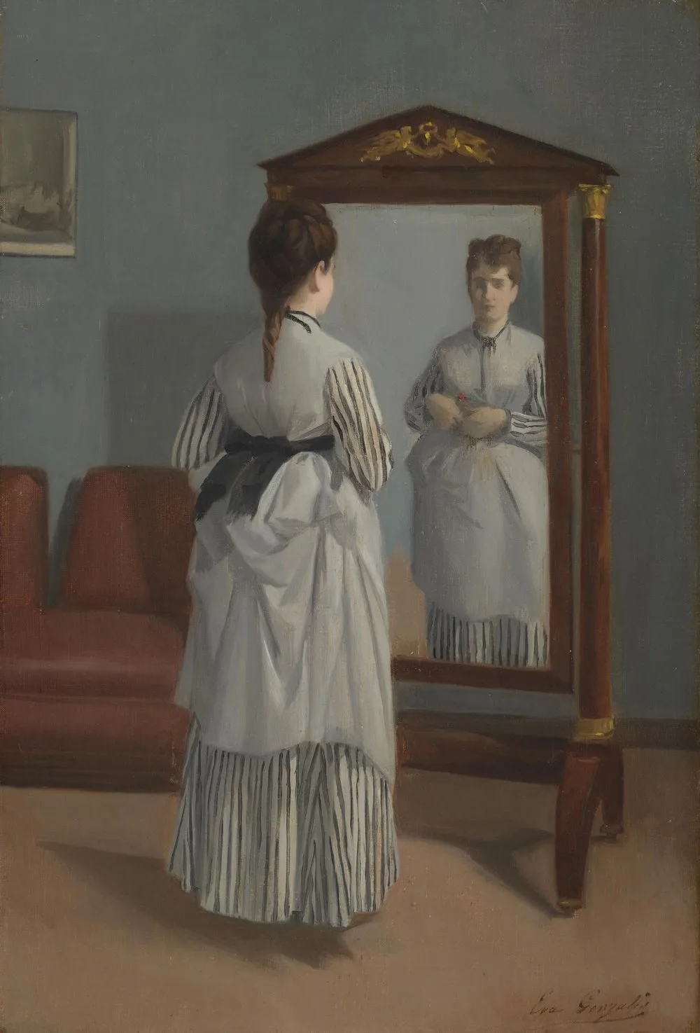 The Full-length Mirror, Eva Gonzalès