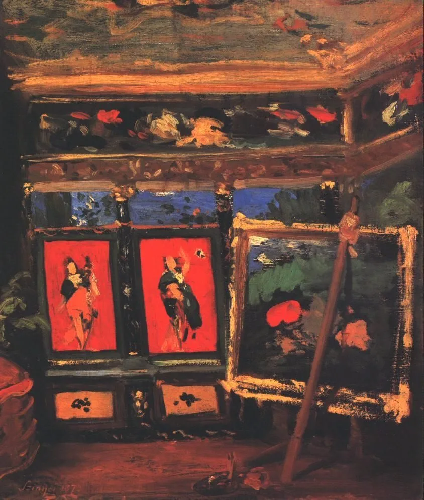 The Artist’s Studio, Pál Szinyei Merse