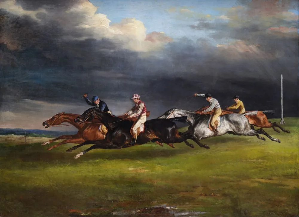 The 1821 Derby at Epsom, Théodore Géricault