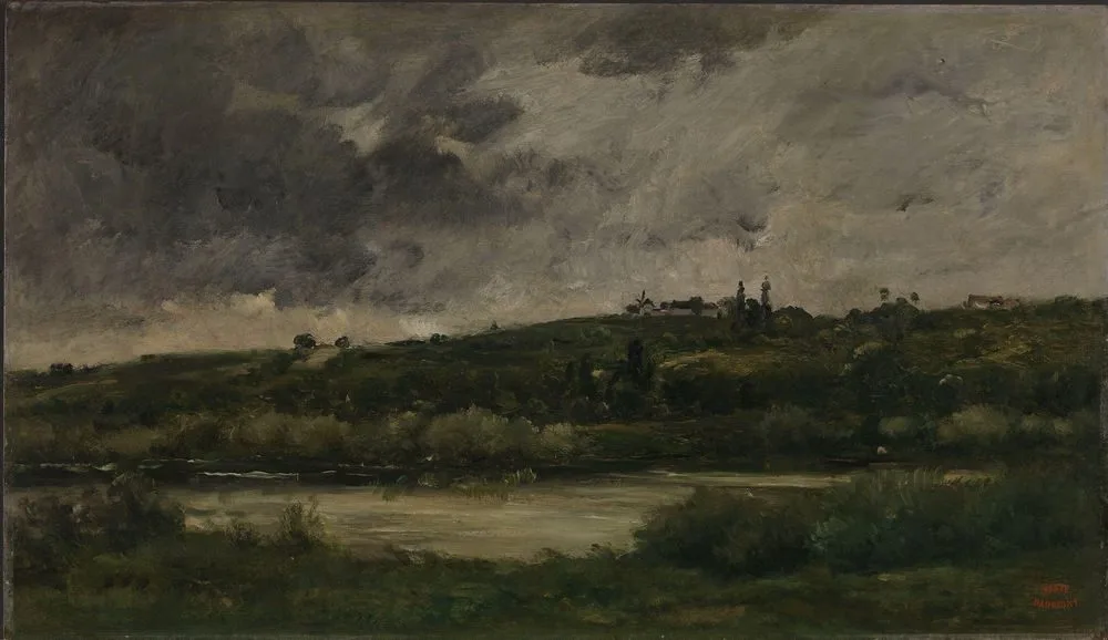 Elvelandskap, Charles-François Daubigny
