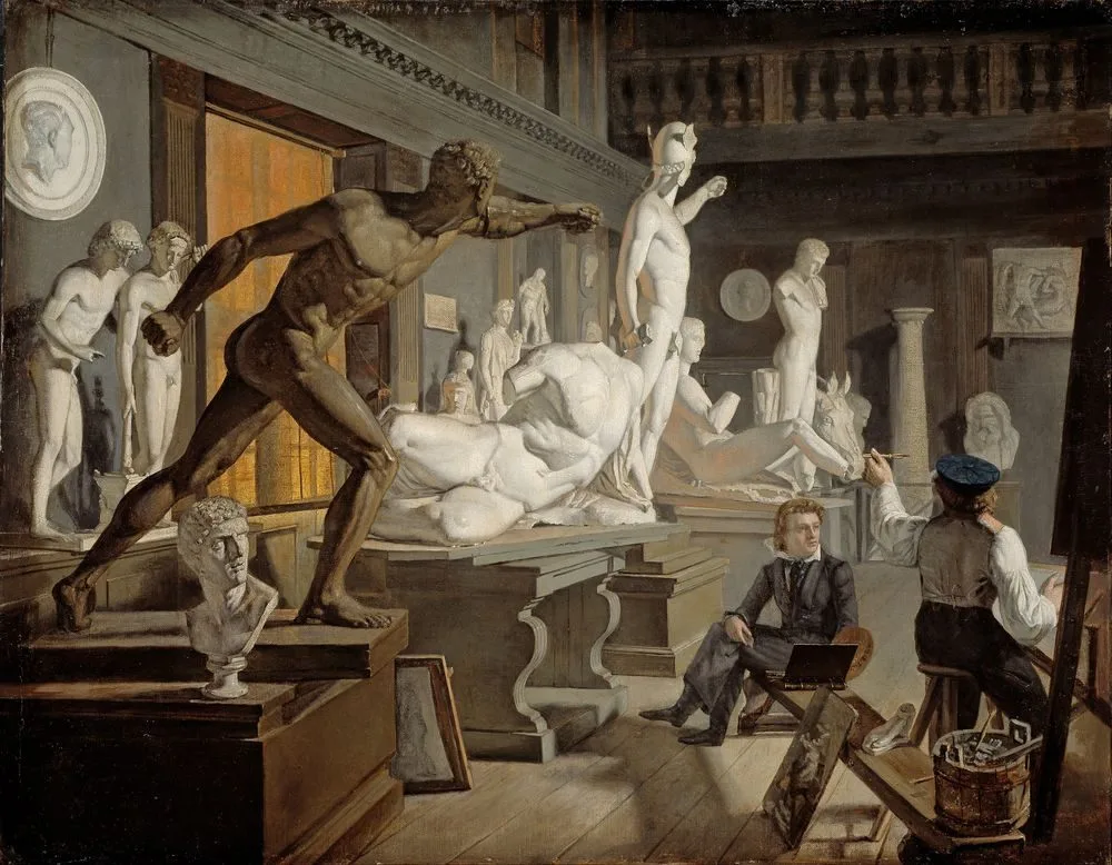 Scene from the Academy in Copenhagen, Knud Baade