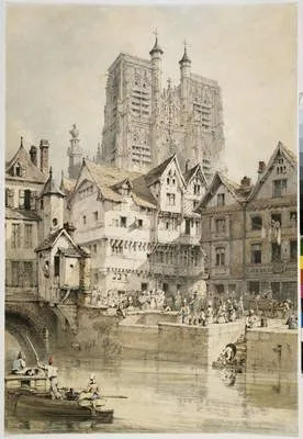 View Of Abbeville, Henry Edridge