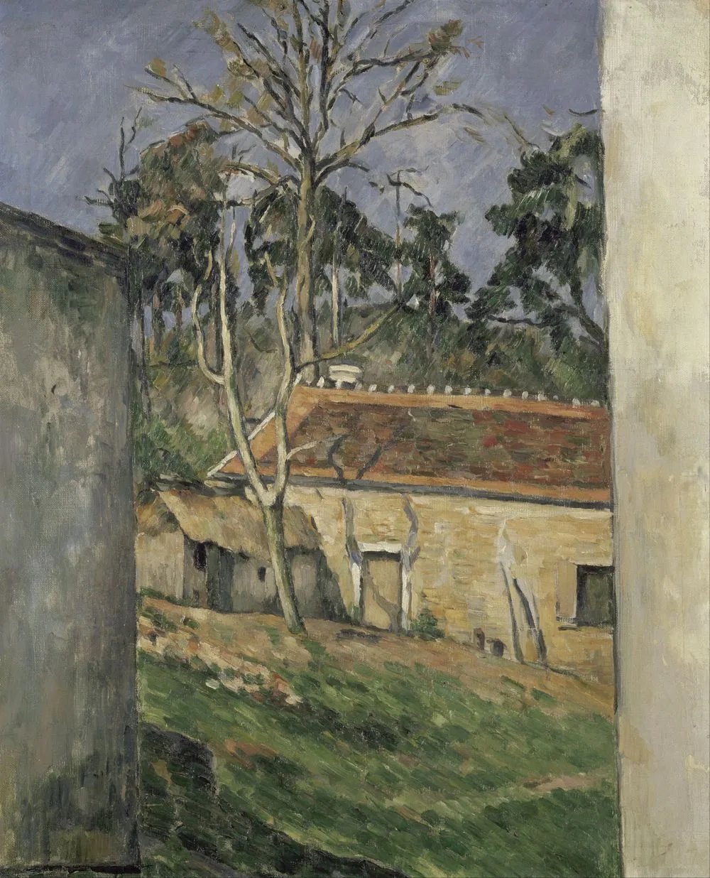 The farm of Auvers, Paul Cézanne