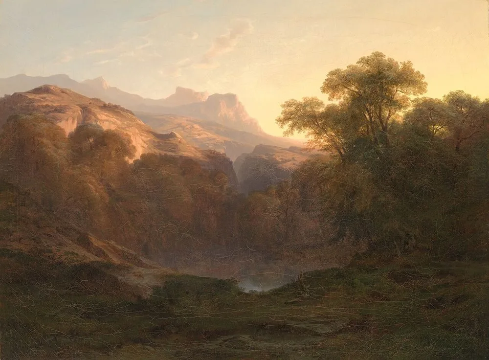 Mountain Landscape, Alexandre Calame