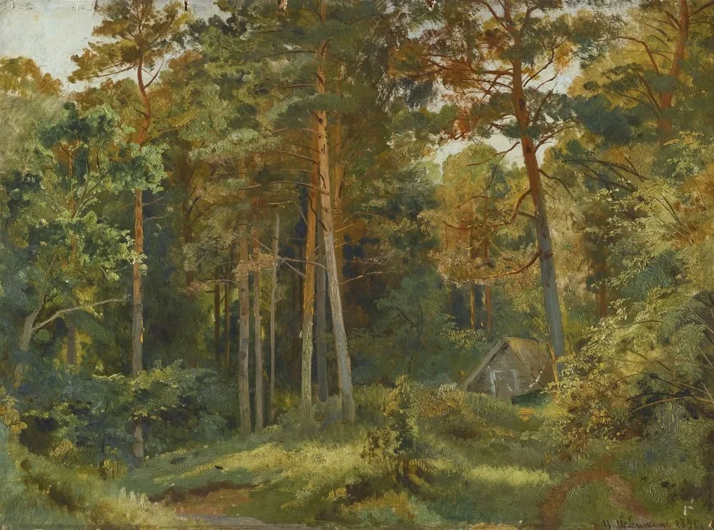 The Mill in the Forest, Ivan Shishkin
