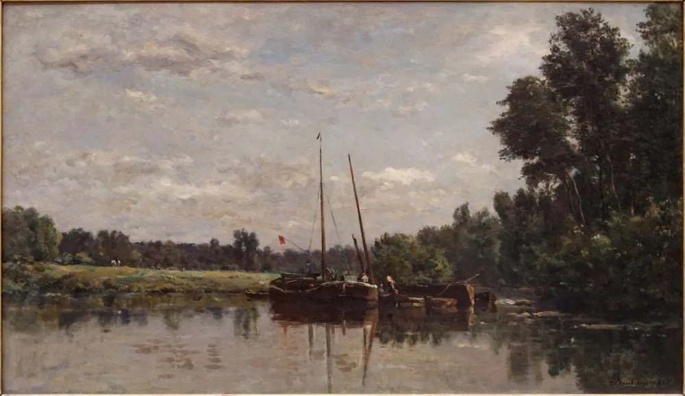 The Barges, Charles-François Daubigny