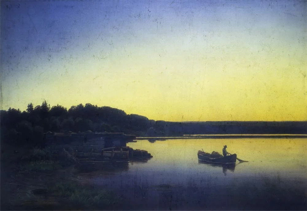 Lake of Constance, Sunset, Anton Zwengauer