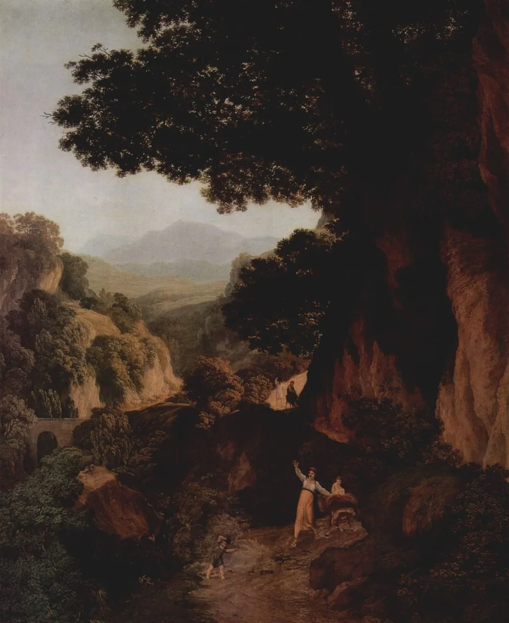 Mountain Landscape, Jacob Wilhelm Mechau