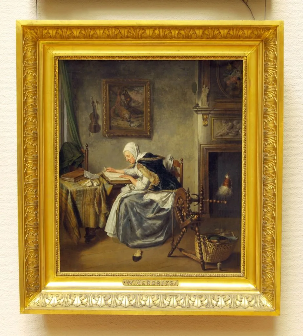 Old Woman Reading, Wybrand Hendricks