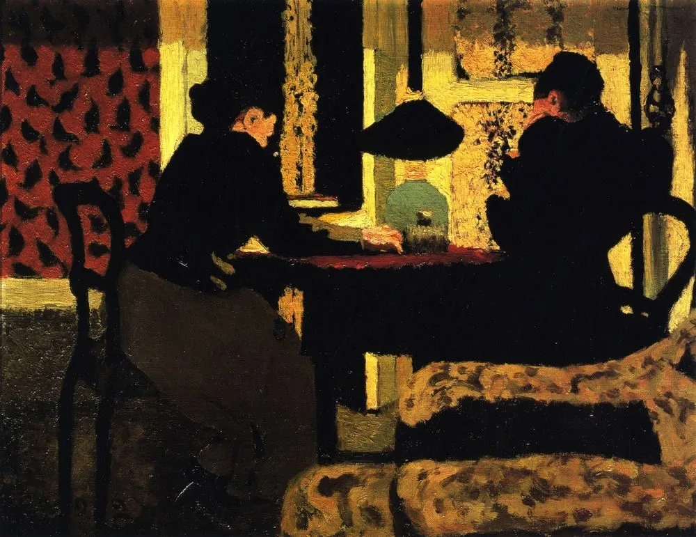 Under the Lamp, Édouard Vuillard